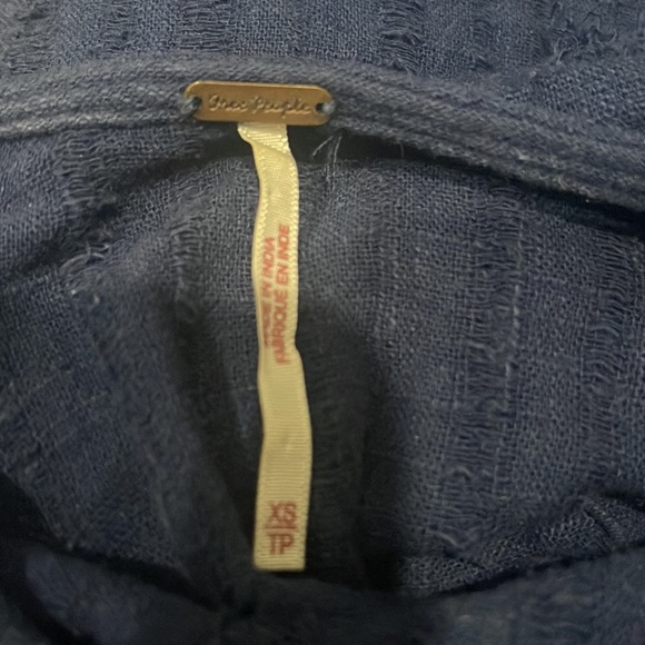 Free People Cuddle Up Top Navy Size XS - Picture 6 of 9